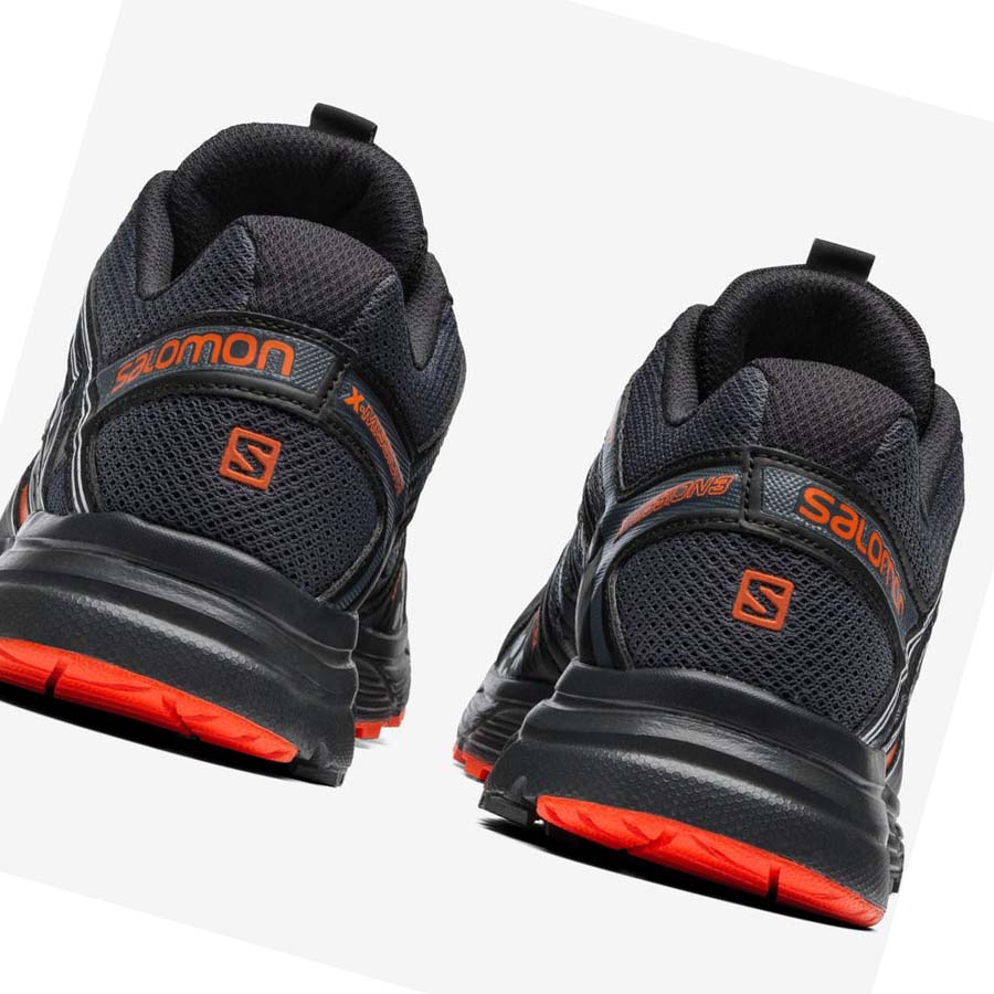 Salomon X-MISSION 3 Kadın Spor Ayakkabı Siyah Kırmızı | TR 2662OKI